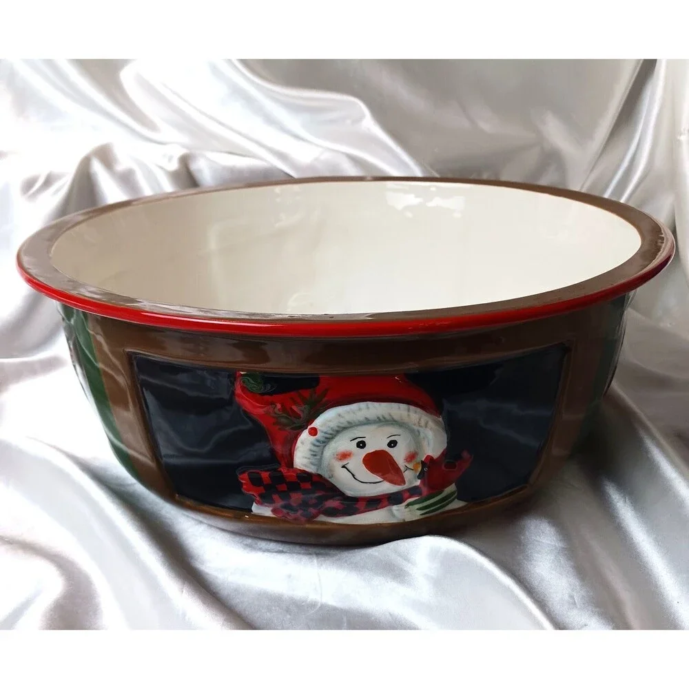 2009 PFALTZGRAFFE CAMP JINGLES 12'' MULTI PANEL CERAMIC BOWL